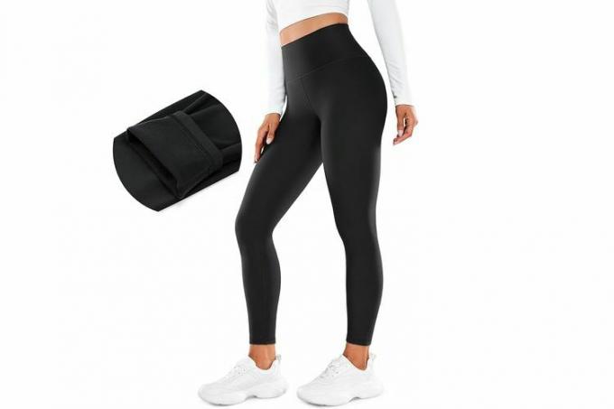Amazon CRZ YOGA női polár bélésű, puha leggings 26,5
